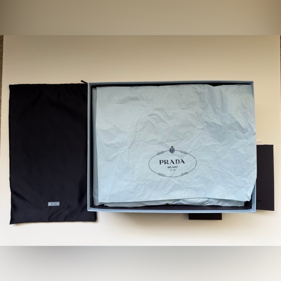 Prada Chocolate Brushed Leather Loafers in Black - Picture 5 of 14